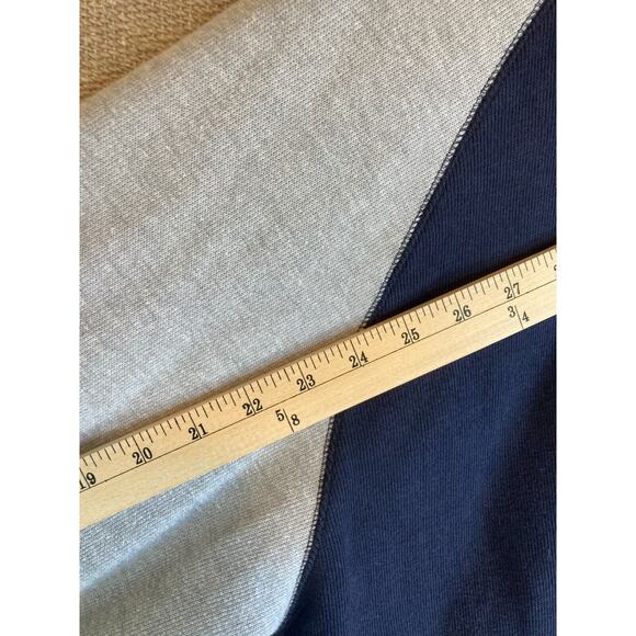 Mens Sz XL AND1‎ Hooded Sweater Blue Gray Full Zip Fleece Lined - Picture 6 of 8